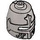 LEGO Metallic Silver Knight&#039;s Helmet (89520)