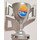 LEGO Plateado metalizado Minifigura Trophy con Sunset Pegatina (15608 / 89801)