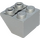 LEGO Metallic Zilver Helling 2 x 2 (45°) Omgekeerd met platte afstandsring eronder (3660)