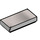 LEGO Metallic Silver Tile 1 x 2 with Groove (3069 / 30070)