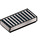 LEGO Metallic Silver Tile 1 x 2 with Radiator Grille with Groove (3069 / 41781)