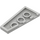 LEGO Metallic Zilver Wig Plaat 2 x 4 Vleugel Rechtsaf (41769)