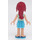 LEGO Mia, Medium Azure Layered Skirt, Light Aqua Top Minifigure