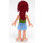 LEGO Mia met Bright Licht Blauw Rok en Limoen Halter Top Minifiguur