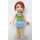 LEGO Mia met Bright Licht Blauw Rok en Limoen Halter Top Minifiguur