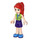 LEGO Mia met Groen Zip Omhoog Top Minifiguur