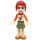 LEGO Mia med Orange Acorn Topp Minifigur