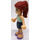 LEGO Mia withn Aqua och Rosa Floral Topp Minifigur