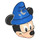 LEGO Mickey Mouse Head with Blue Wizard Hat (102039)