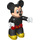 LEGO Mickey Muis in Rood Zwempak Duplo-figuur