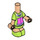 LEGO Micro Corps avec Layered Skirt avec Pink Apron (101095)