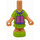 LEGO Micro Body with Layered Skirt with Pink Apron (101095)