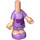 LEGO Micro Body with Layered Skirt with Purple Sash (83503)