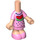 LEGO Micro Body with Layered Skirt with Watermelon (105985)