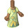 LEGO Micro Body with Long Skirt with Tiana Dress with Yellow Flower (79612)