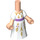 LEGO Micro Body with Long Skirt with White dress (66566)