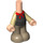 LEGO Micro Körper mit Trousers mit Schwarz oben mit rot Bow (66408)