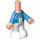 LEGO Micro Body with Trousers with Blue Suit Jacket Top - Wendy (102118)