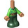 LEGO Micro Body with Trousers with Peter Pan Green Top (101836)