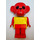 LEGO Mike Monkey with Yellow Top Fabuland Figure