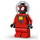 LEGO Miles Morales: Spider-Man with Red Suit and Helmet Minifigure