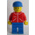 LEGO Milk Float Driver in Rood Zipper jacket met Blauw Pet minifiguur