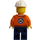 LEGO Mine Worker minifiguur