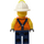 LEGO Mine Worker con Barba e Dirt Stains Minifigure