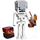 LEGO Minecraft Skeleton BigFig with Magma Cube Set 21150