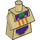 LEGO Minecraft Torso con Desert Cleric Atuendo con Naranja Lines (25767 / 66817)