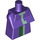 LEGO Minecraft Torso con Witch Atuendo con Verde arena y Verde oscuro (32930 / 103723)