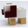 LEGO Minecraft White Sheep with Reddish Brown Horns