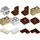 LEGO Minecraft White Sheep with Reddish Brown Horns