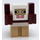 LEGO Minecraft Weiß Sheep mit Reddish Brown Horns
