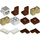 LEGO Minecraft Wit Sheep met Reddish Brown Horns