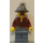 LEGO Miner met Mining Hoed, Goggles, Beard, Dark Rood Shirt, Oranje Tie en Sand Blauw Pants minifiguur