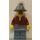 LEGO Miner met Mining Hoed, Stofbril, Baard, Donkerrood Shirt, Oranje Tie en Sand Blauw Pants Minifiguur