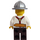 LEGO Miner met Mining Hoed, Oranje Beard, Suspenders, Tie, Hulpmiddel Riem en Pen in Pocket minifiguur