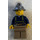 LEGO Miner with Mining Hat, Sweat Drops, Olive Green Suspenders, Tool Belt, and Dark Tan Pants Minifigure