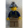 LEGO Miner mit Mining Hut, Sweat Drops, Olive Green Suspenders, Werkzeug Gürtel, und Dark Tan Pants Minifigur
