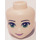 LEGO Minidoll Head with Emma Green Eyes, Pink Lips and Closed Mouth (11819 / 98704)