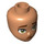 LEGO Minidoll Head with Olive Eyes and Sad Mouth (Nova) (92198 / 101235)