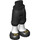 LEGO Minidoll Heup met Cropped Broek met Zwart shoes met Gold Buckle (dik scharnier) (18353)