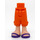 LEGO Minidoll Heup met Cropped Broek met Paars Sandals (dun scharnier) (2246)