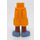 LEGO Minidoll Hip with Shorts with Cargo Pockets with Sand Blue shoes (2268)