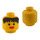 LEGO Minifig Hoofd met Messy Haar Female (Veiligheids Stud) (3626)