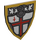 LEGO Minifig Shield Triangular with City of London Coat of Arms (3846)