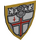 LEGO Minifig Shield Triangular with City of London Coat of Arms (3846 / 90228)