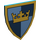 LEGO Minifig Shield Triangular with Gold Crown on Blue Quarters (3846)