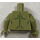 LEGO Minifigur Kropp Bare Bröst - Hulk (973)